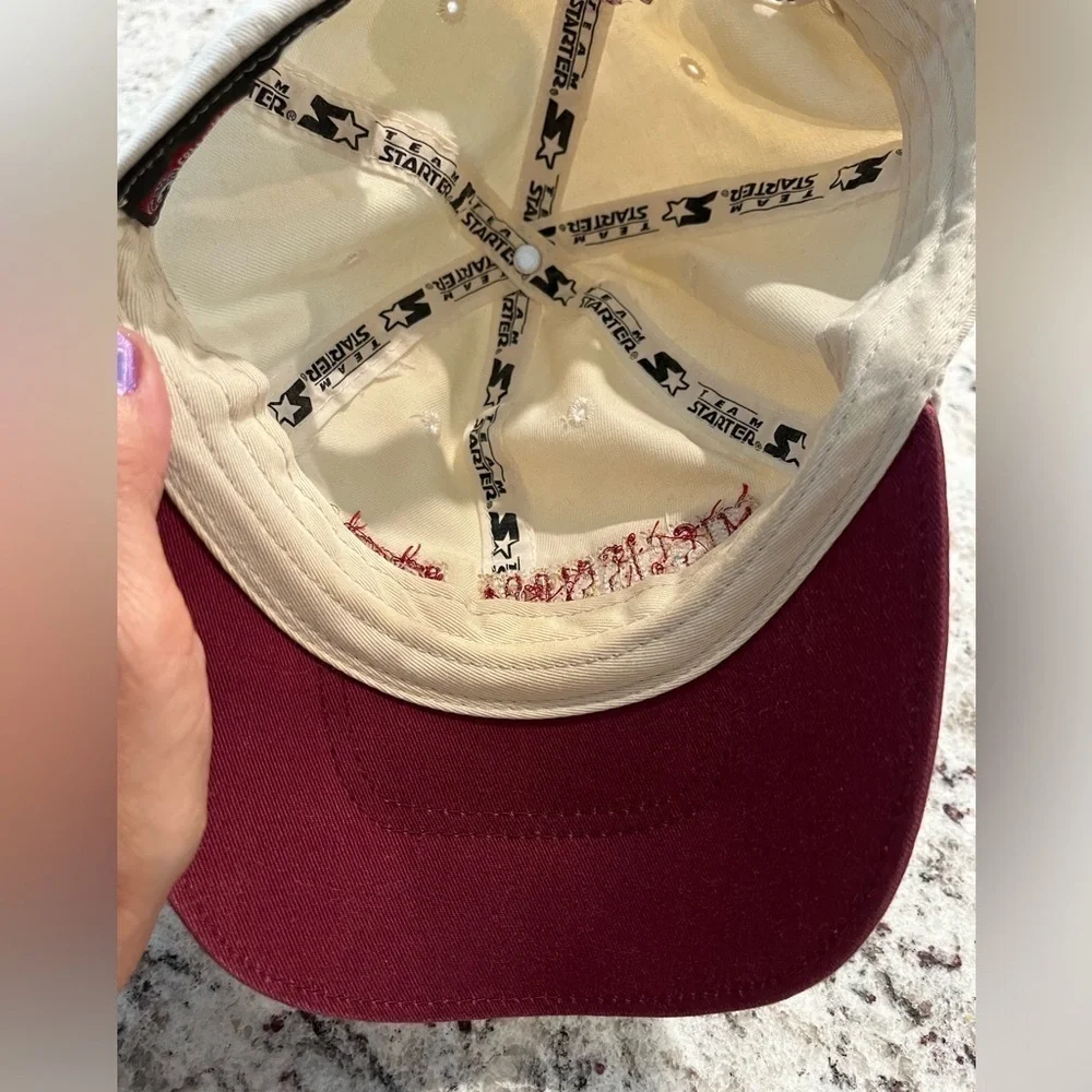 Mississippi State College hat cap Team Starter adjustable hat cap